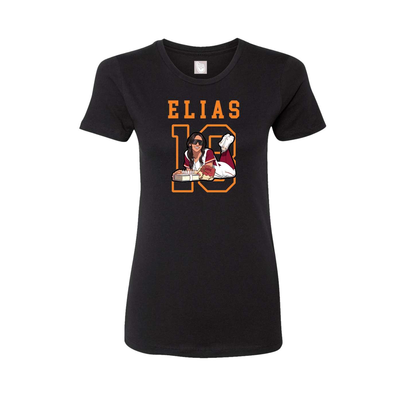 Fitted Women's Tee — Shirsey in Black