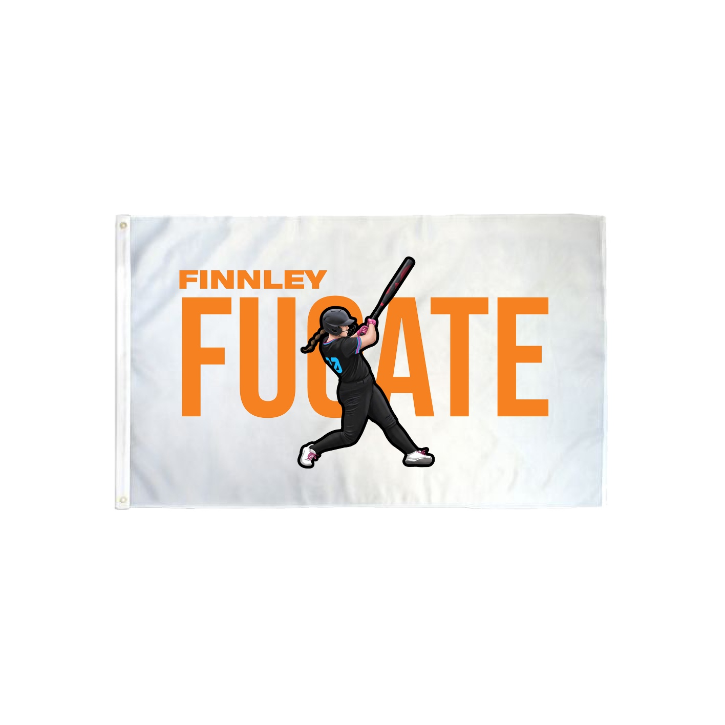 3x5 Flag — Player Name in Classic