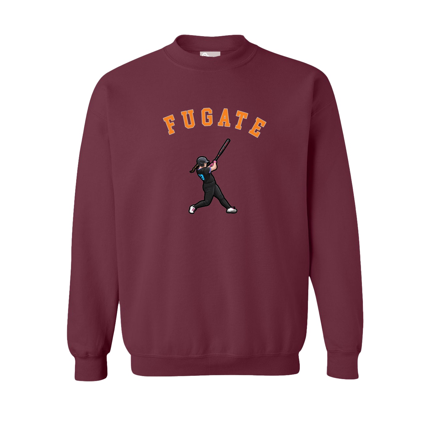Fleece Crew — Shirsey Arch in Maroon