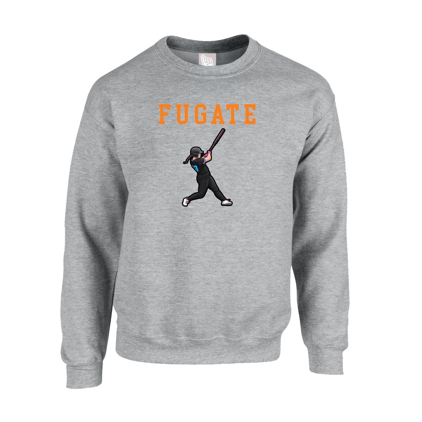 Fleece Crew — Shirsey in Grey
