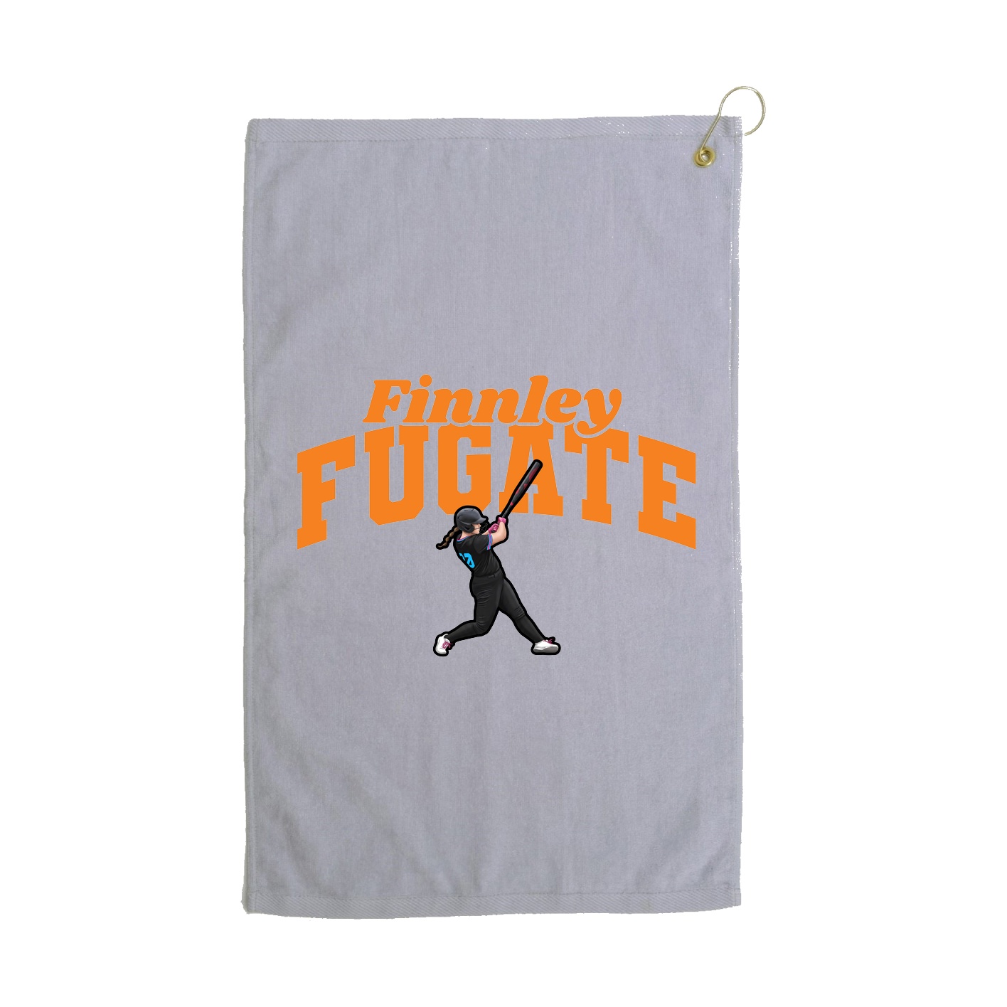 Golf Towel — Signature Arch in Grey