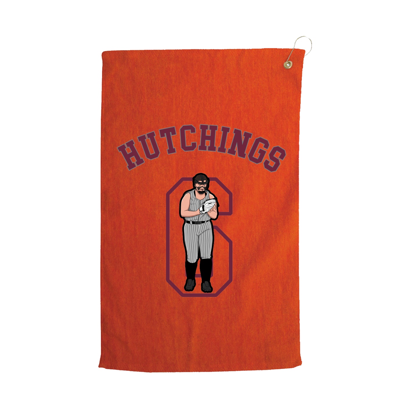 Golf Towel — Shirsey Arch in Orange