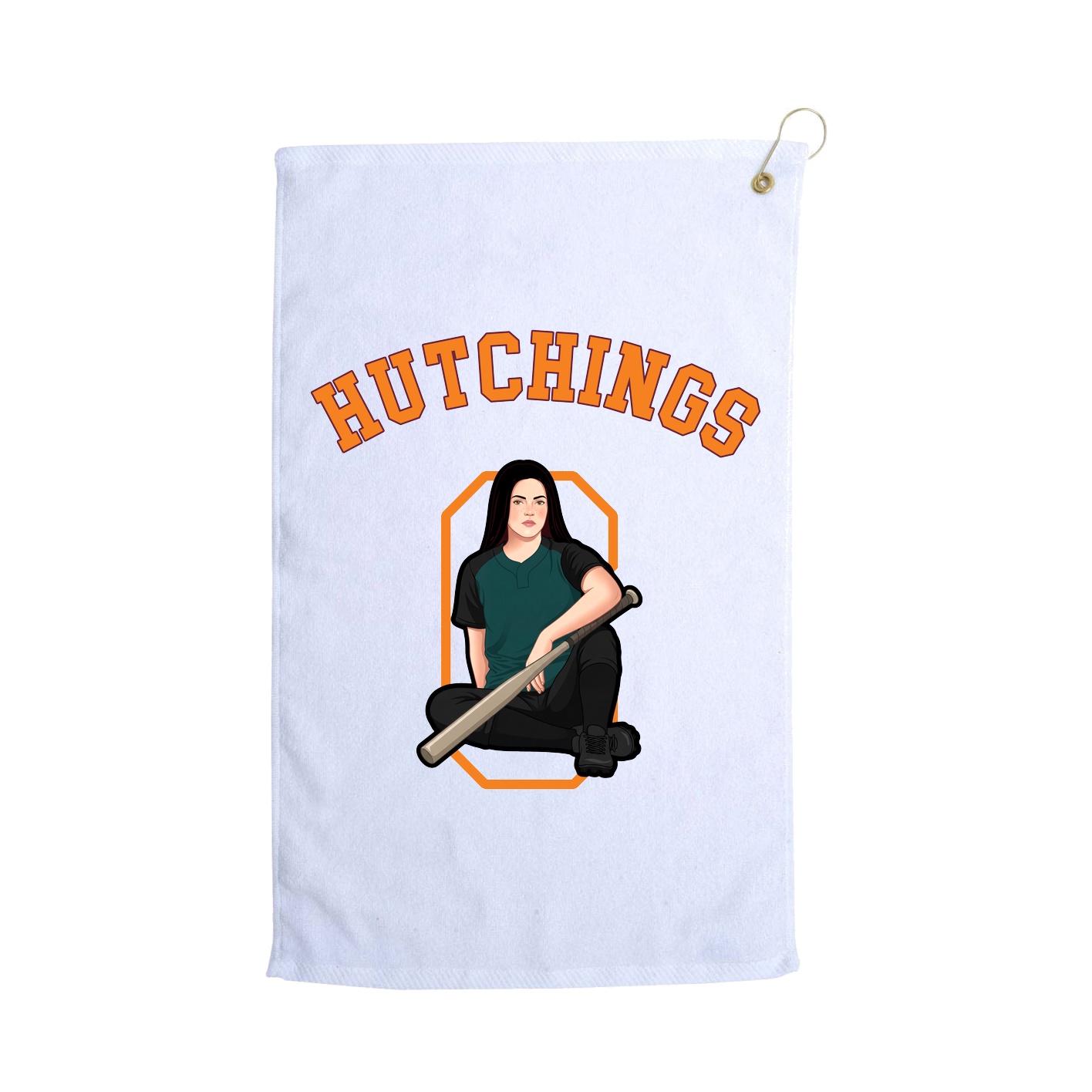 Golf Towel — Shirsey Arch in White