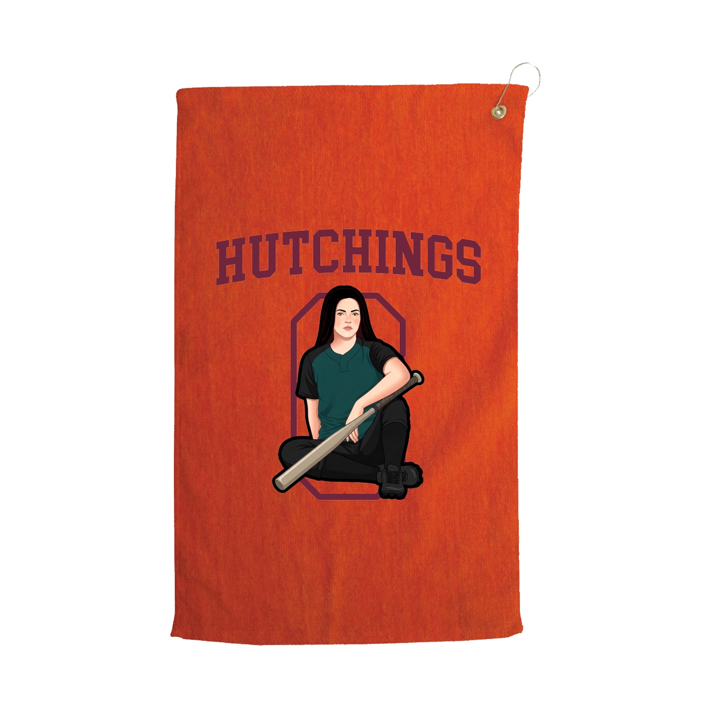 Golf Towel — Shirsey in Orange