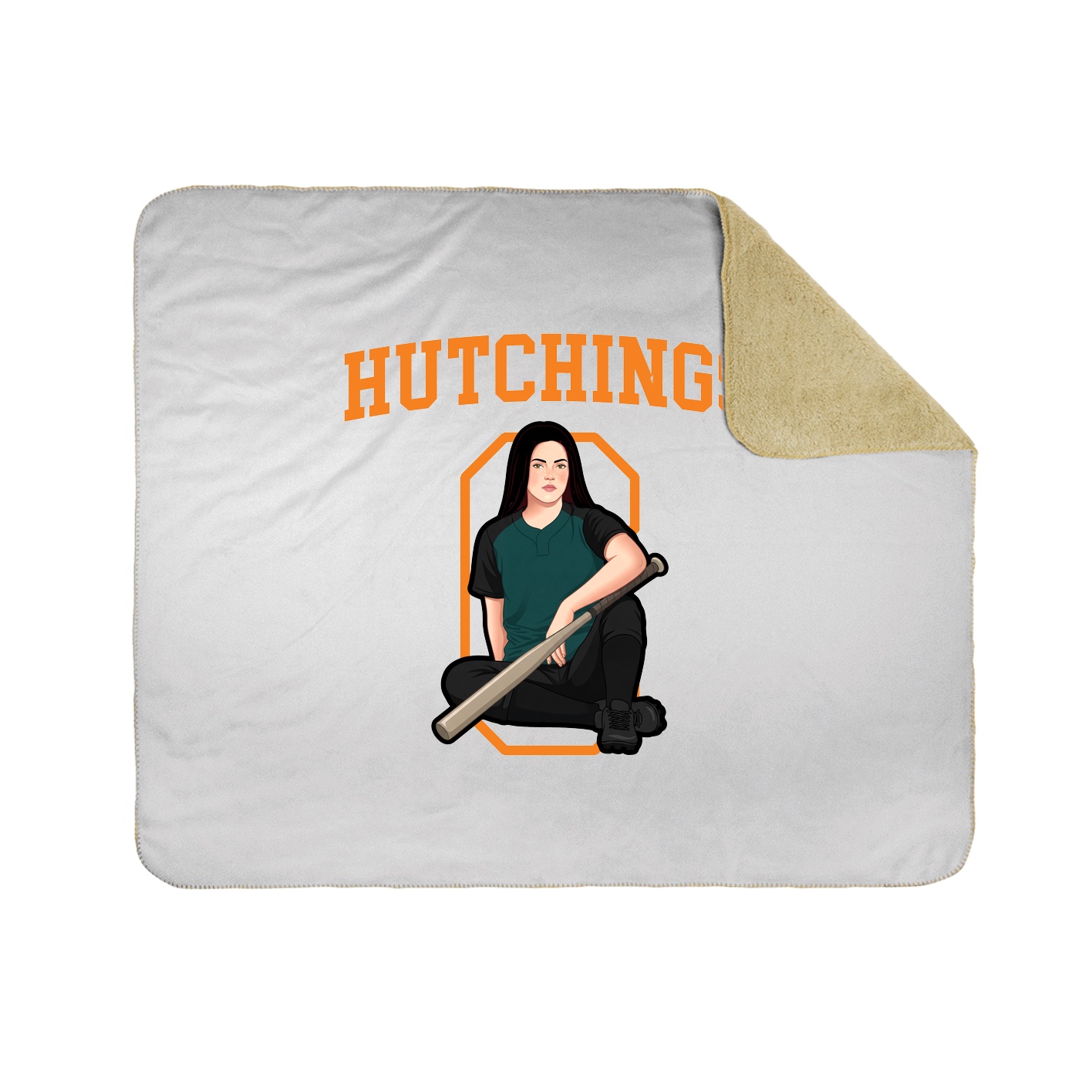 50x60 Sherpa Lined Throw Blanket