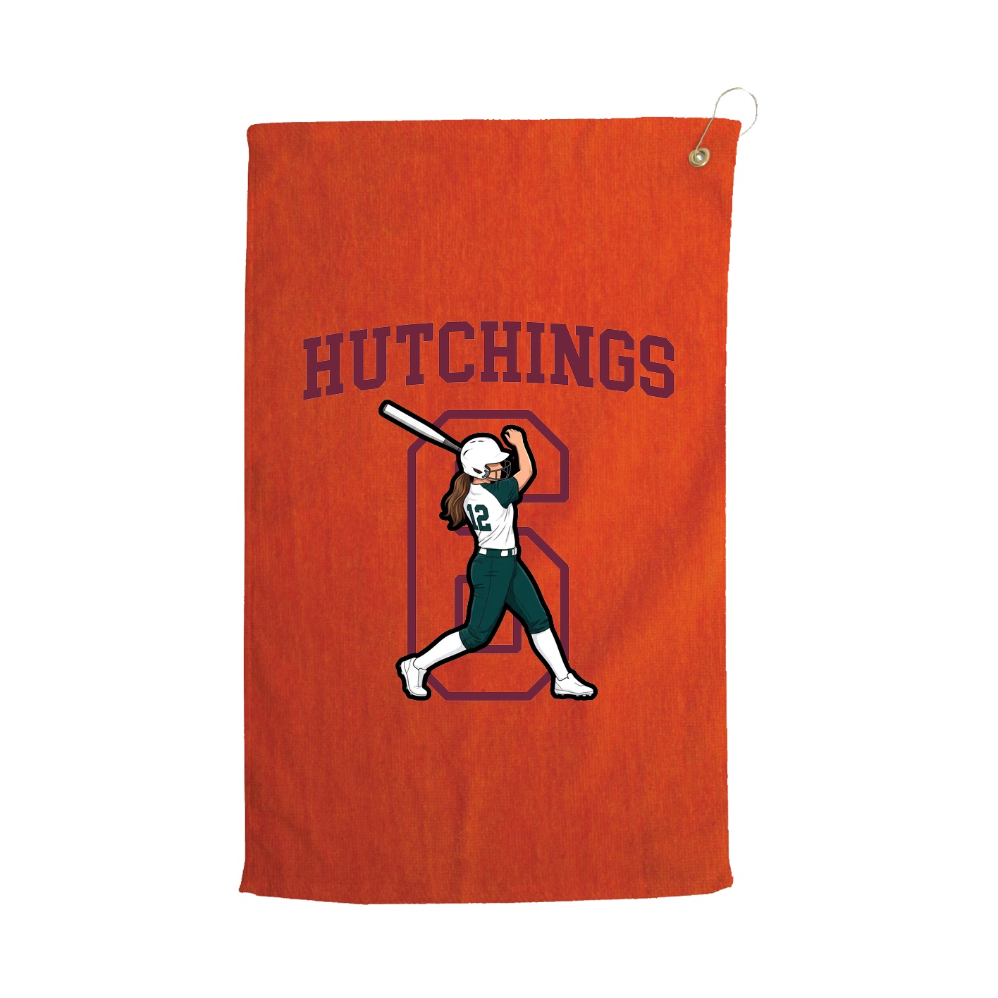 Golf Towel — Shirsey in Orange