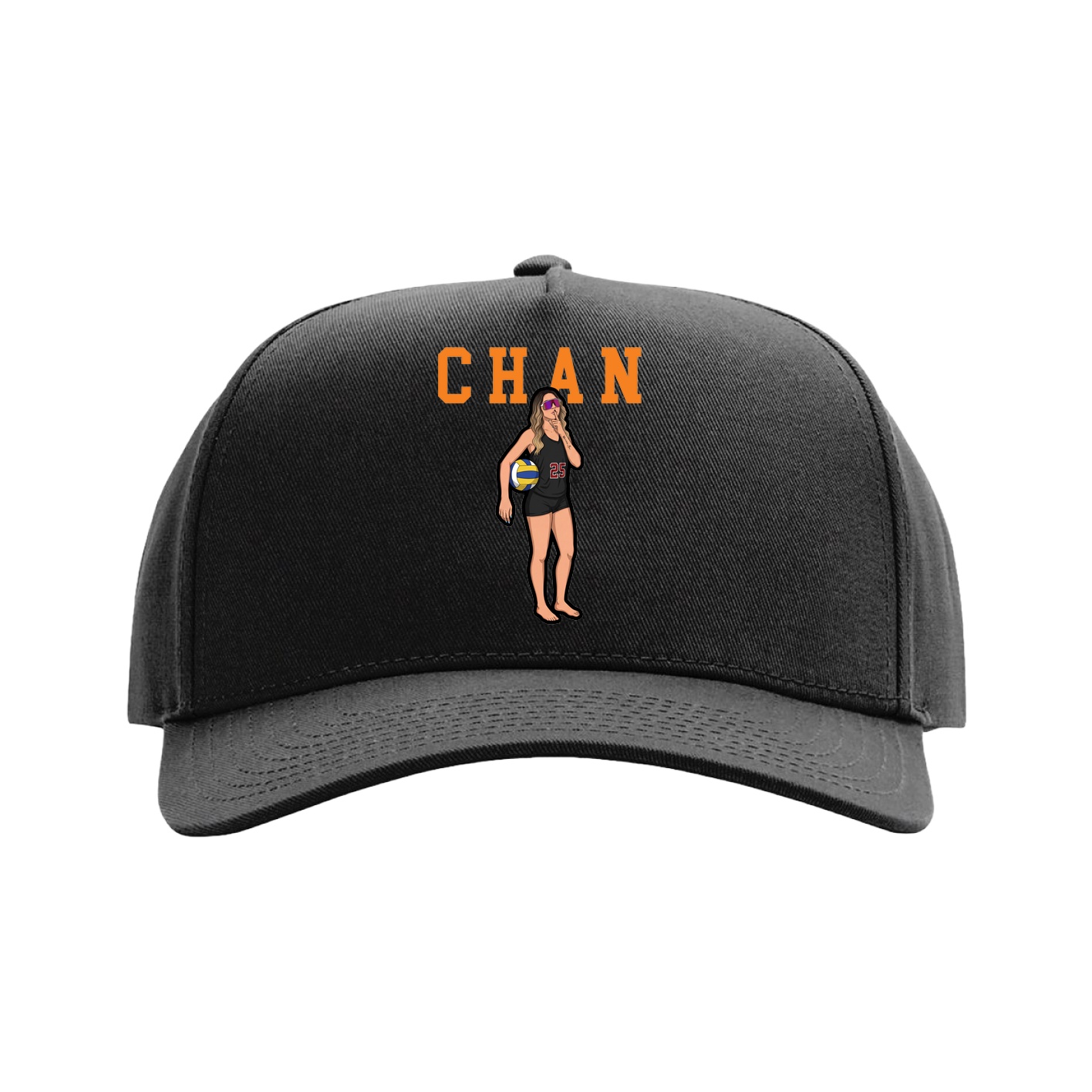 Full Fabric Five-Panel Champ Cap