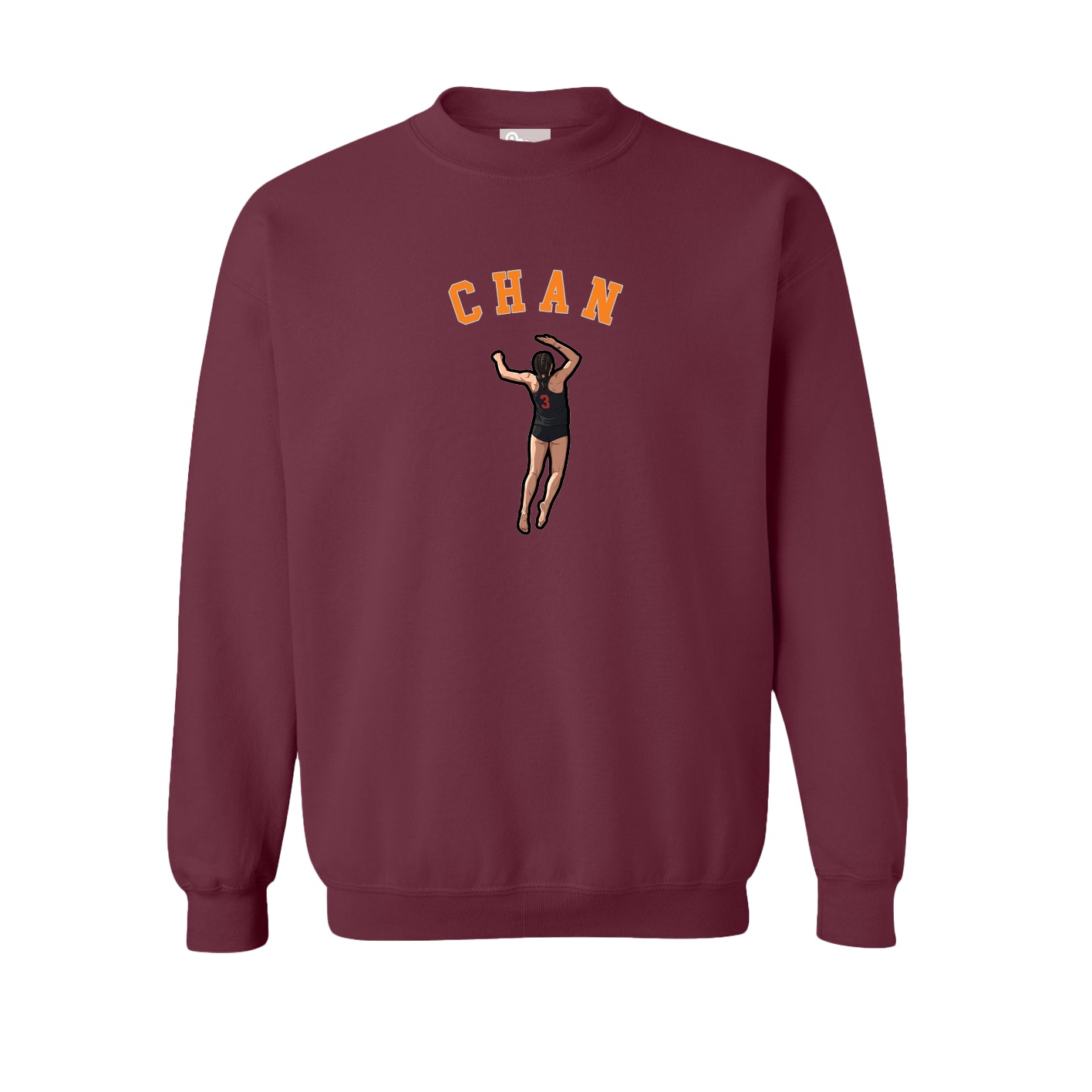 Fleece Crew — Shirsey Arch in Maroon