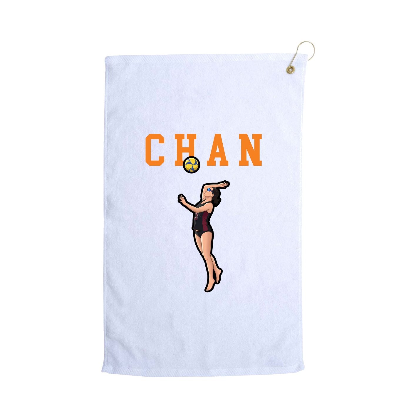 Golf Towel — Shirsey in White
