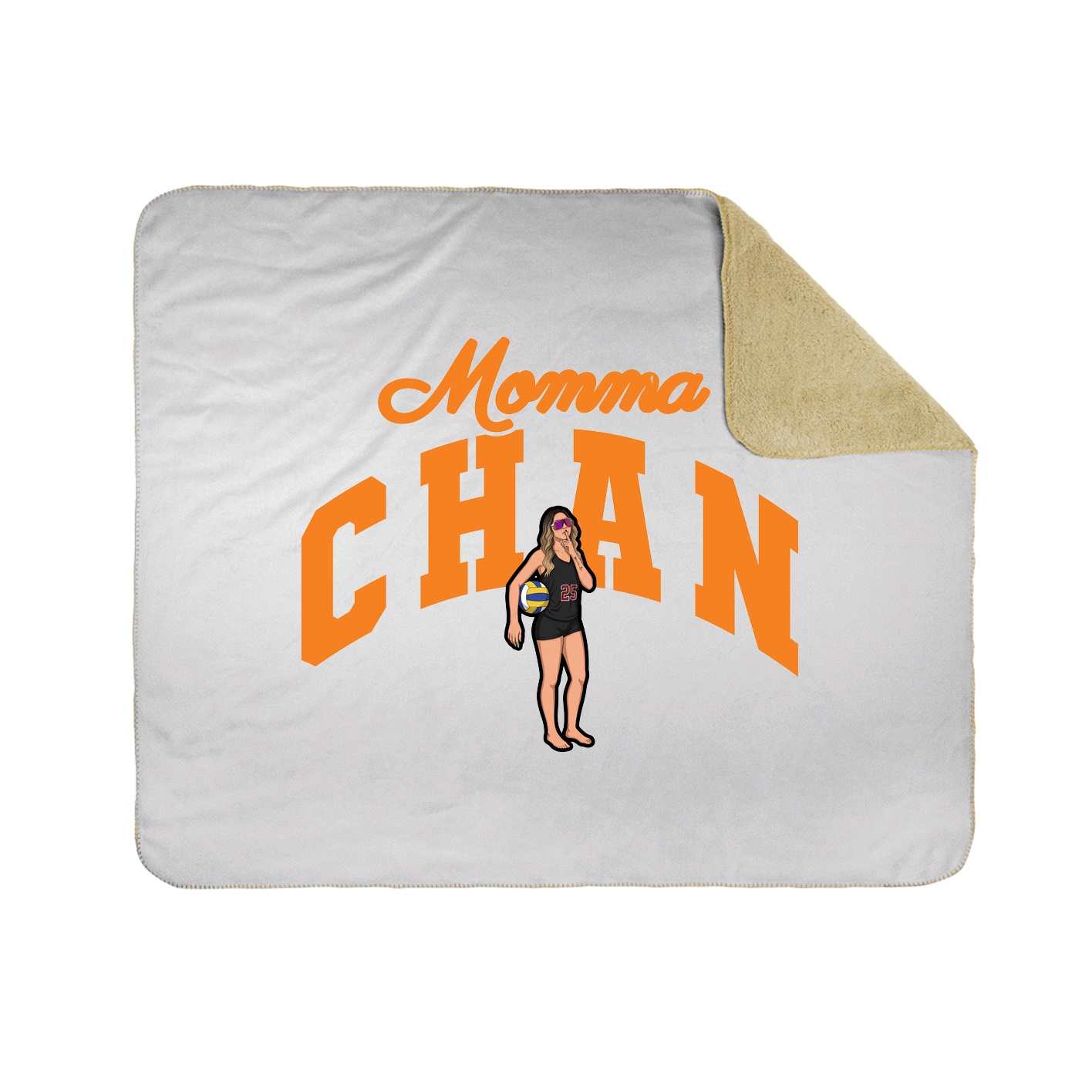 Throw Blanket — Mothers Day Arch in White
