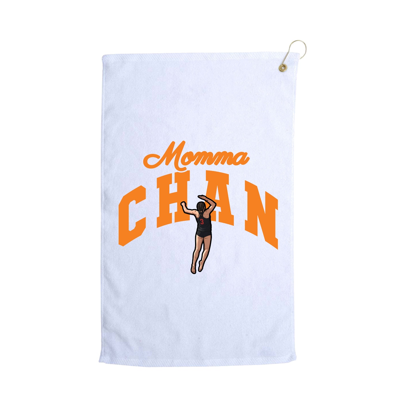 Golf Towel — Mothers Day Arch in White