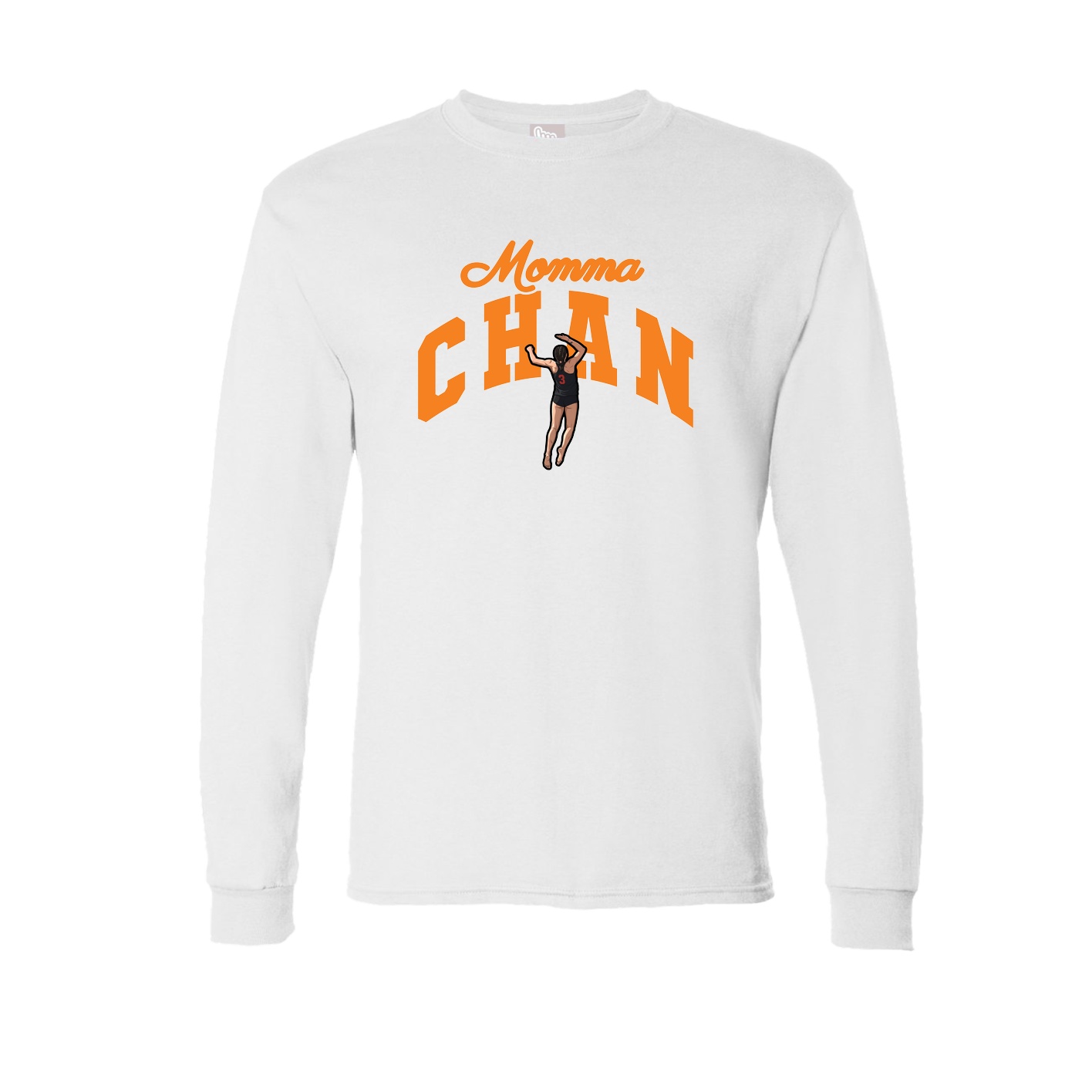 Long Sleeve Tee — Mothers Day Arch in White