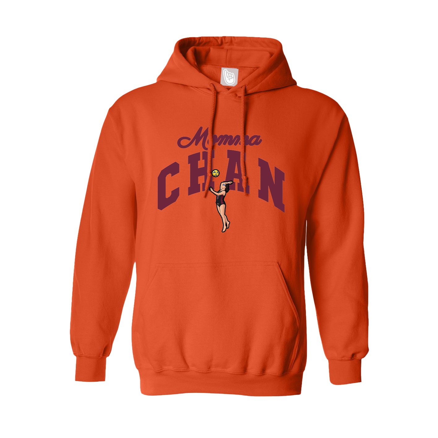 Youth Hoodie — Mothers Day Arch in Orange