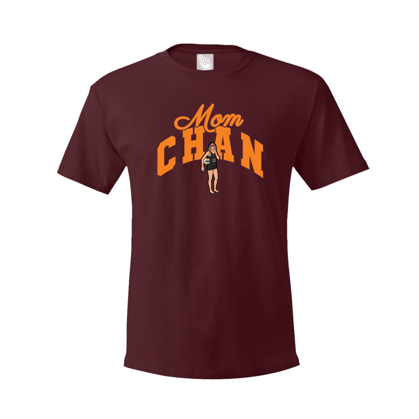 Tee — Mothers Day Arch in Maroon