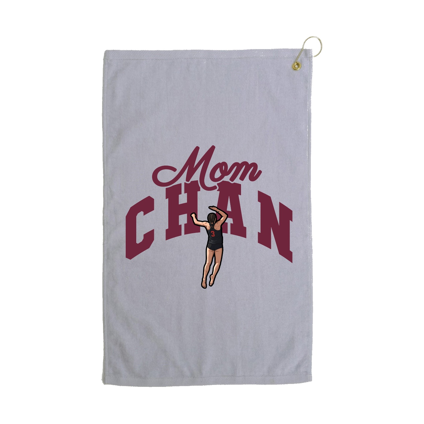 Golf Towel — Mothers Day Arch in Grey