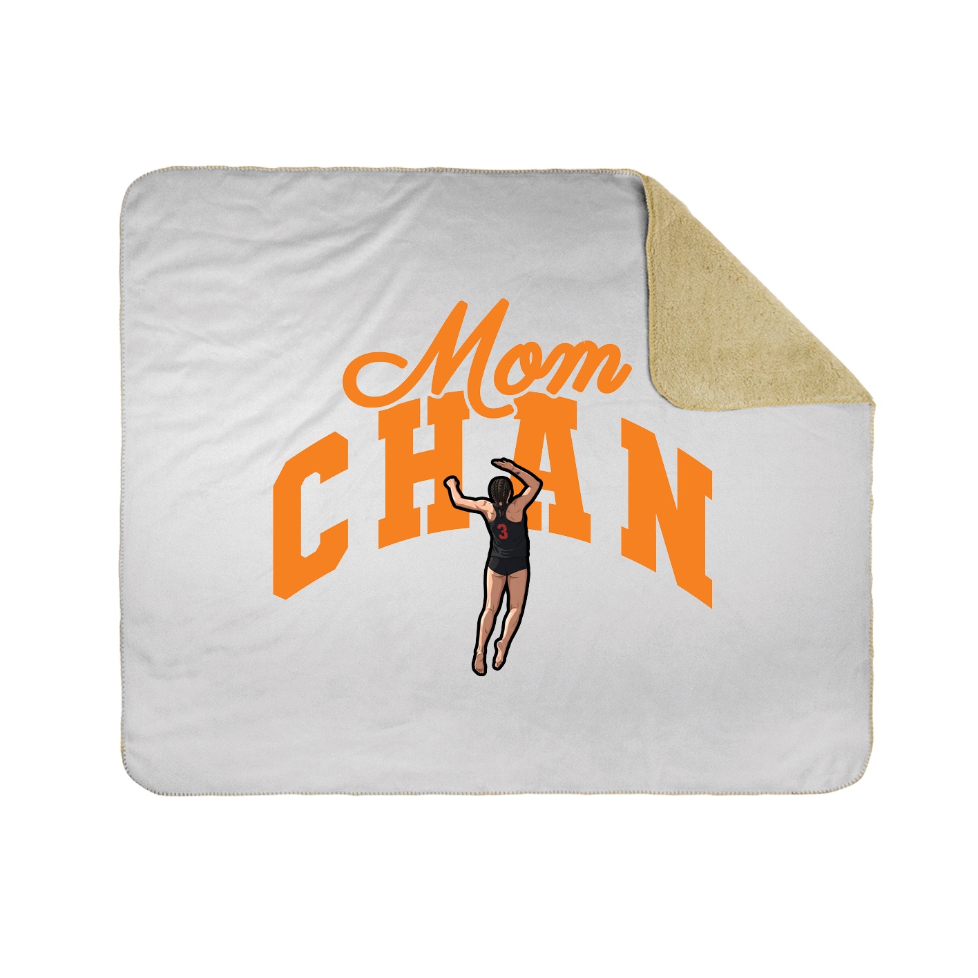 Throw Blanket — Mothers Day Arch in White
