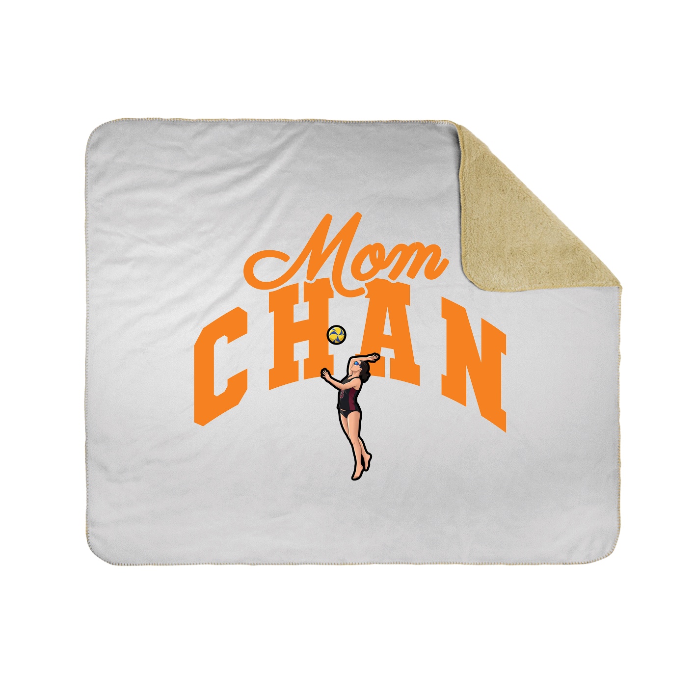 Throw Blanket — Mothers Day Arch in White