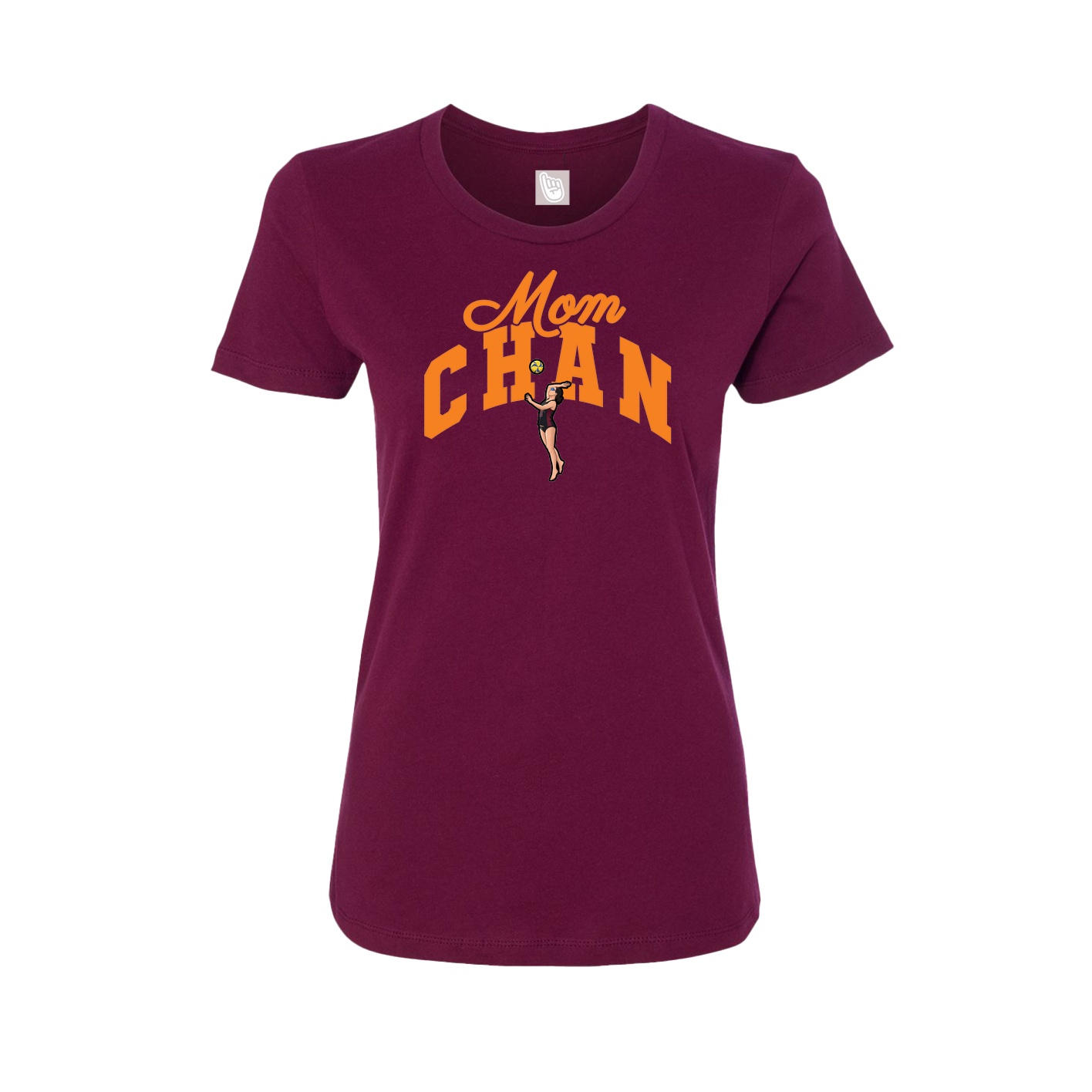 Womens Tee — Mothers Day Arch in Maroon