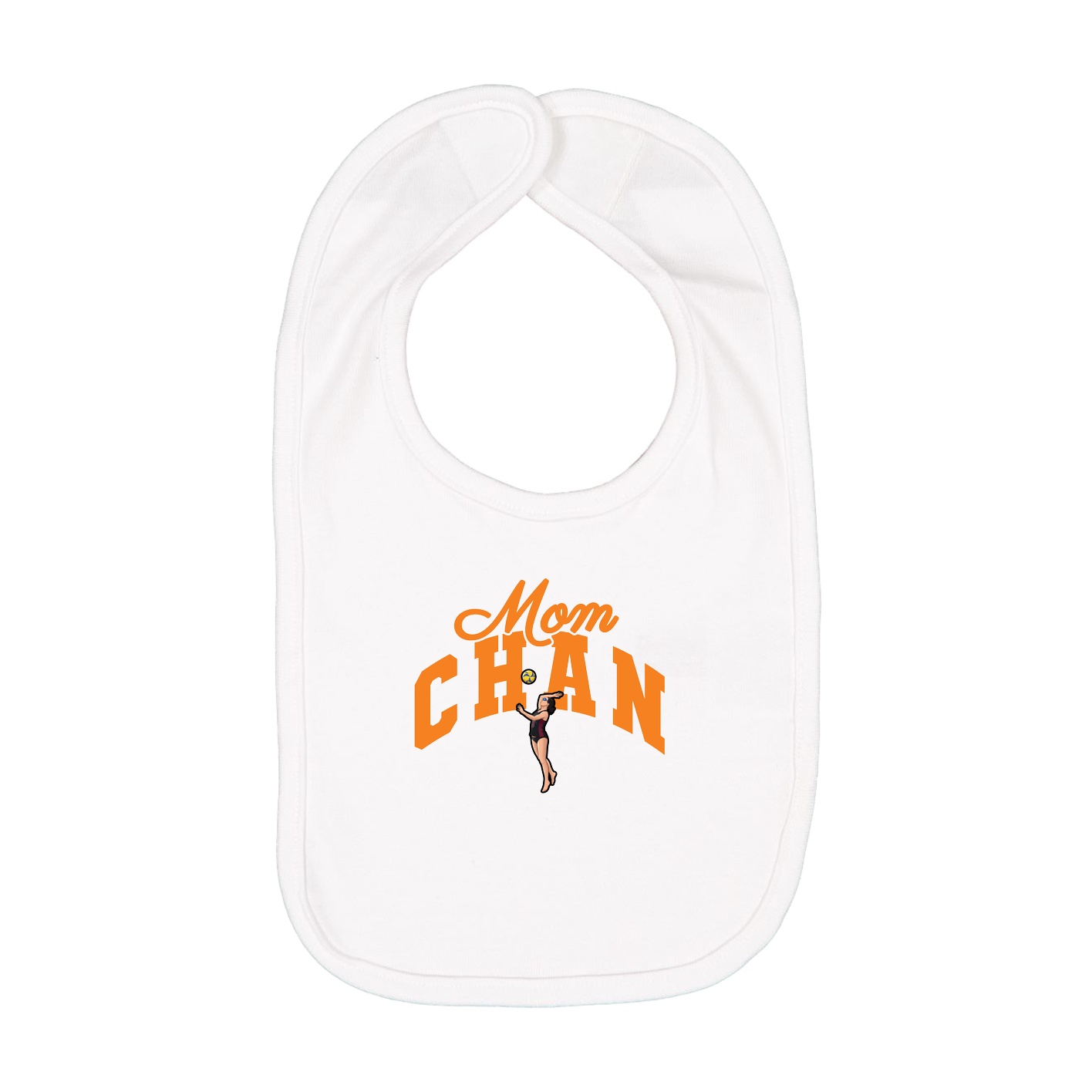 Infant Bib — Mothers Day Arch in White