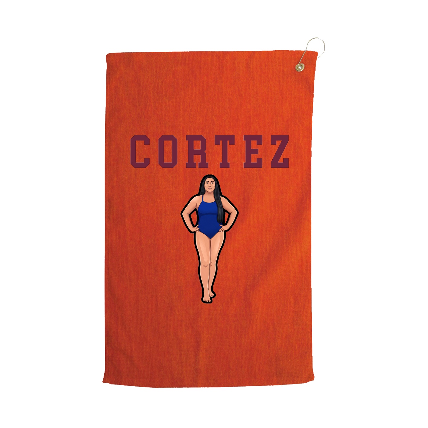Golf Towel — Shirsey in Orange