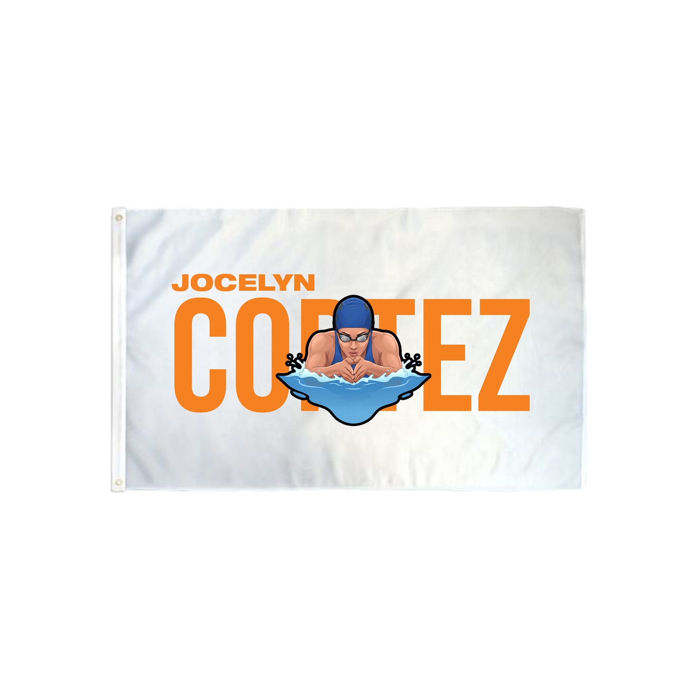 3x5 Flag — Player Name in Classic