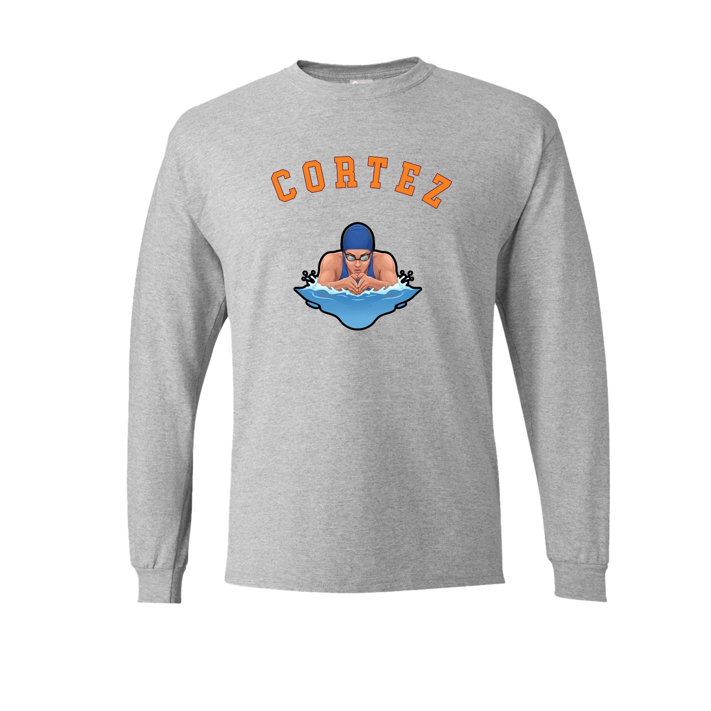 Long Sleeve Tee — Shirsey Arch in Grey