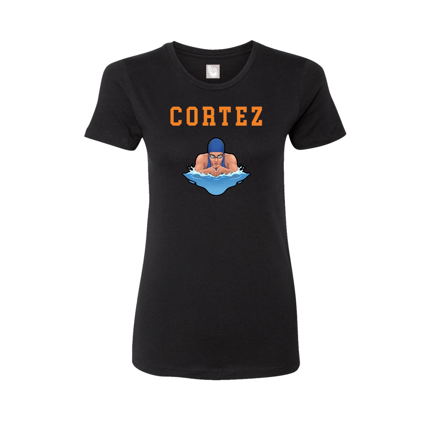 Fitted Women's Tee — Shirsey in Black