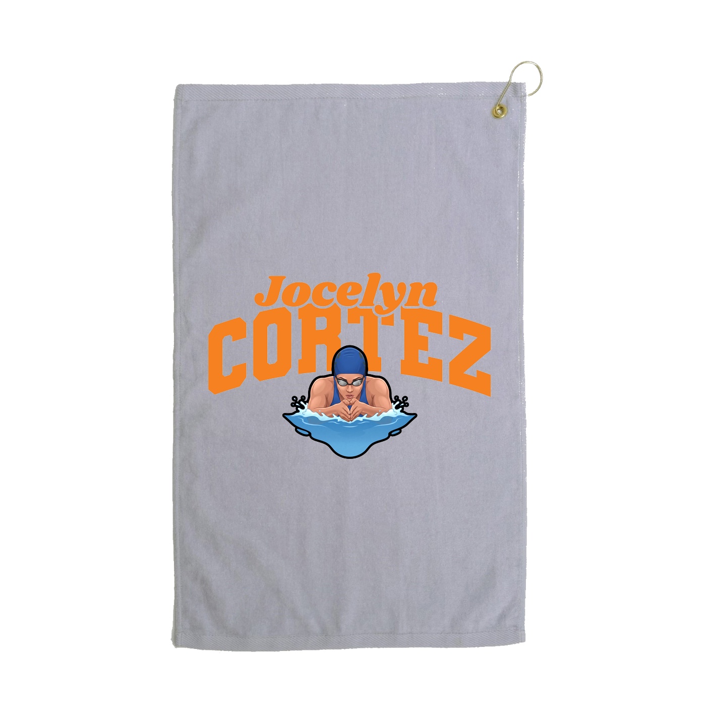 Golf Towel — Signature Arch in Grey