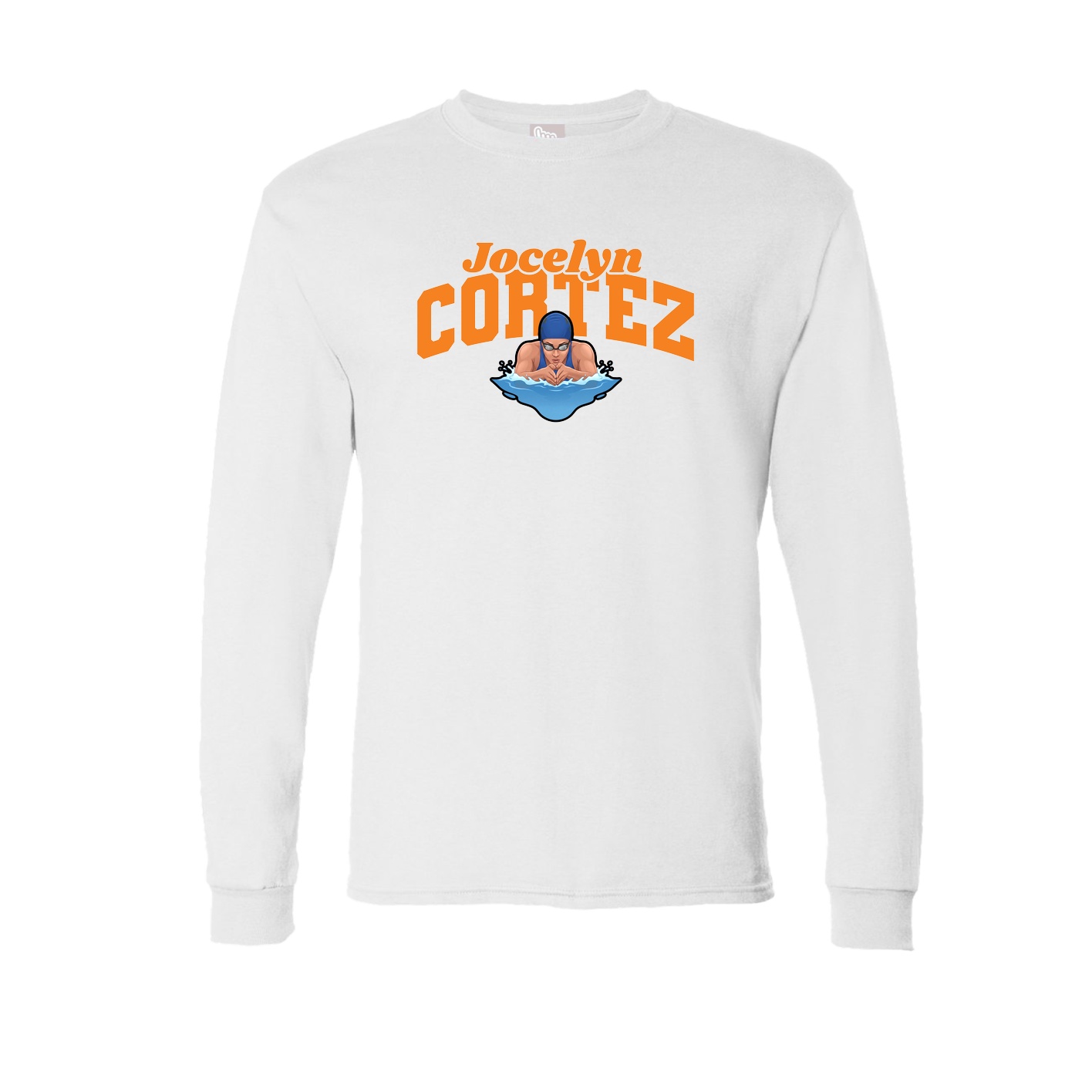 Long Sleeve Tee — Signature Arch in White