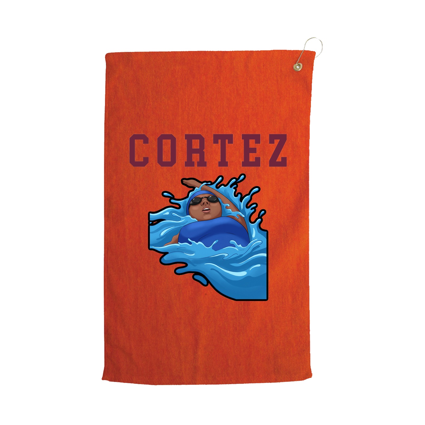Golf Towel — Shirsey in Orange
