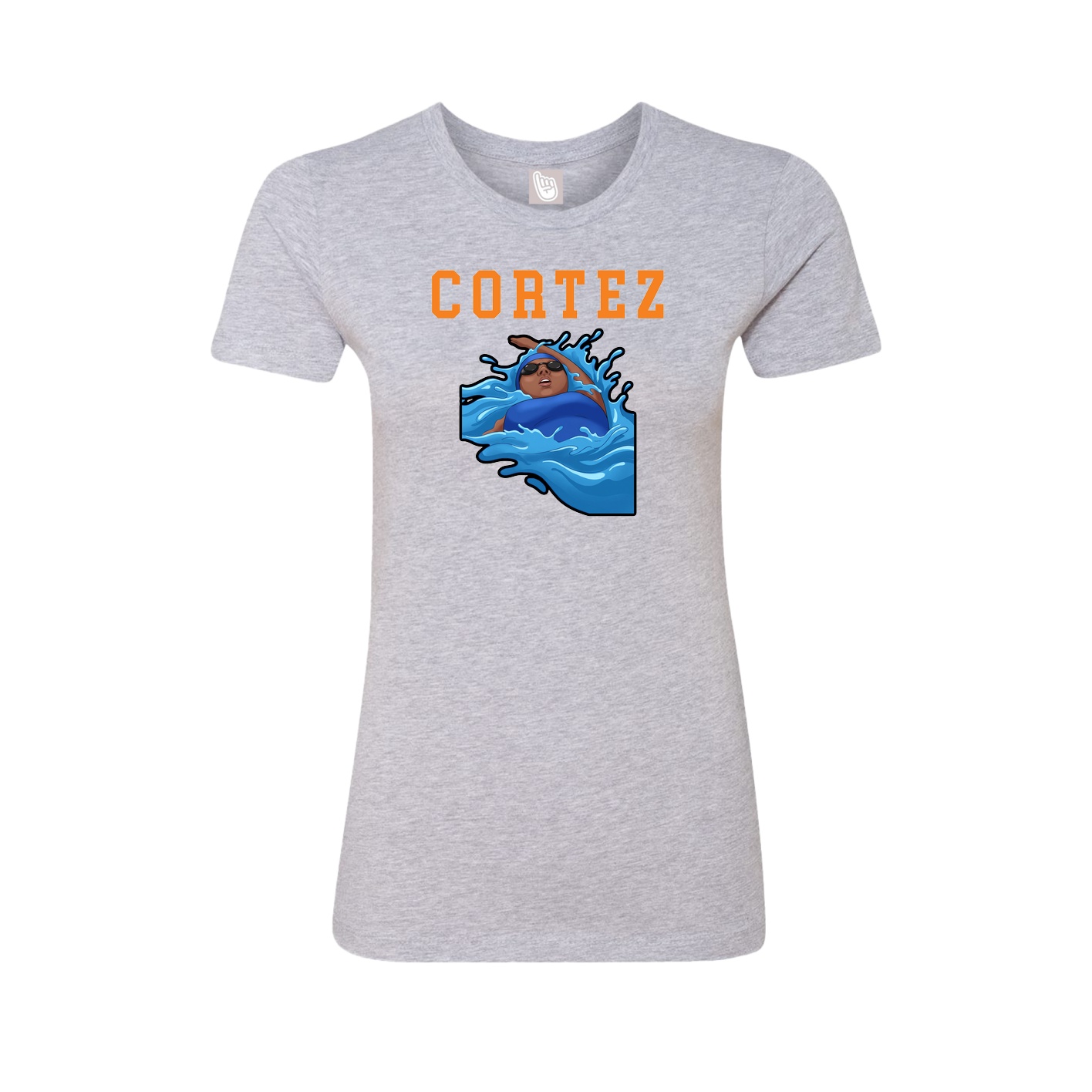 Fitted Women's Tee — Shirsey in Grey