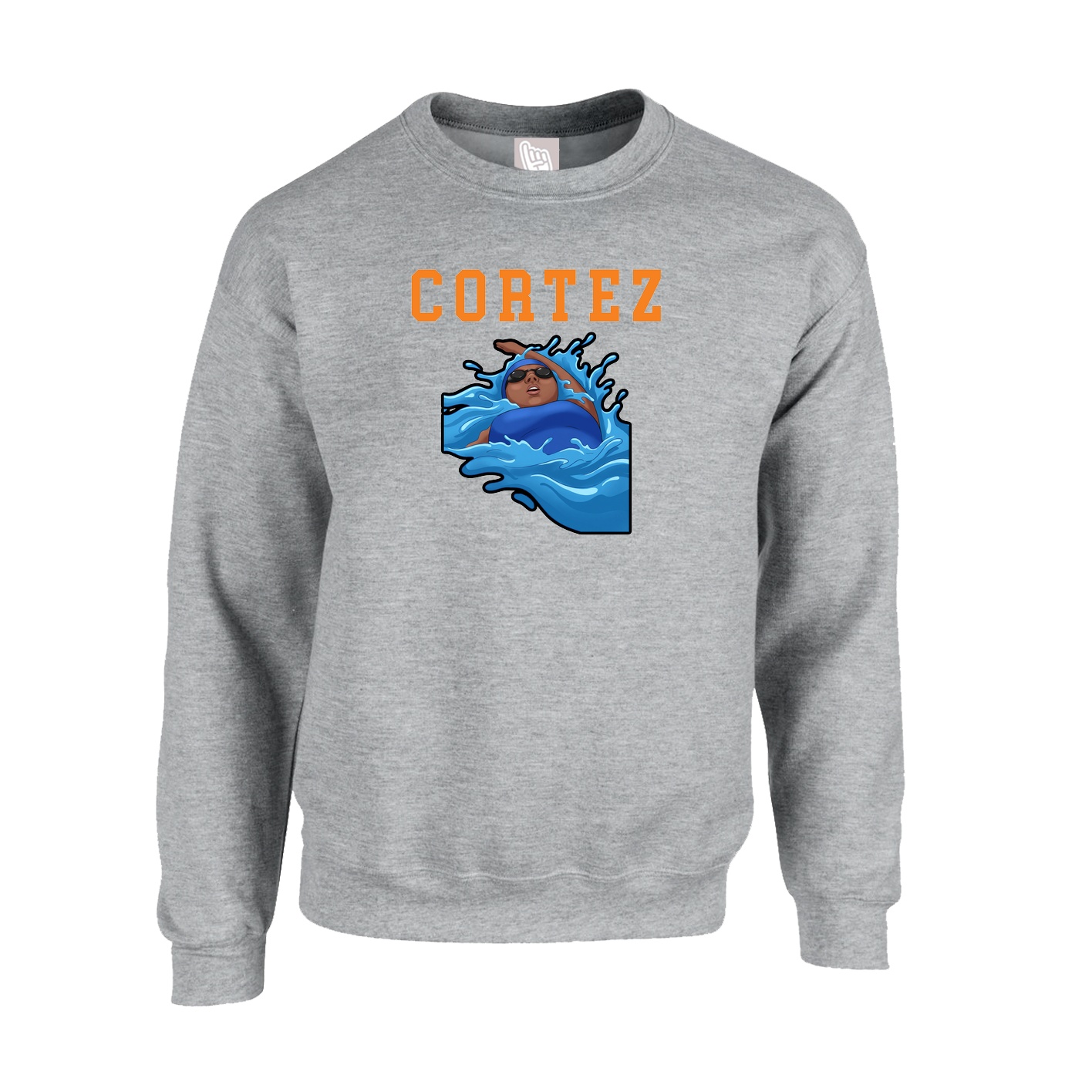 Fleece Crew — Shirsey in Grey