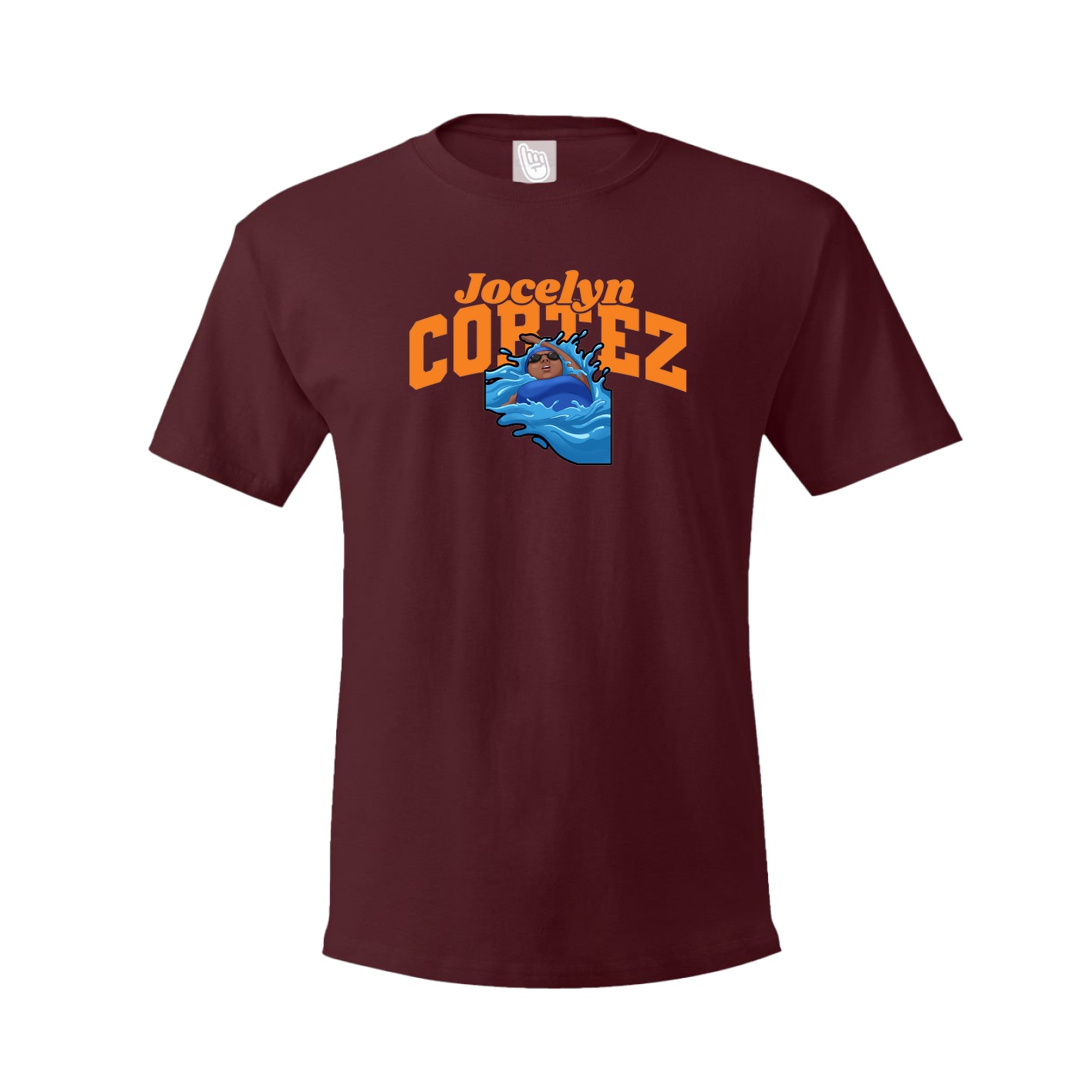 Youth Tee — Signature Arch in Maroon