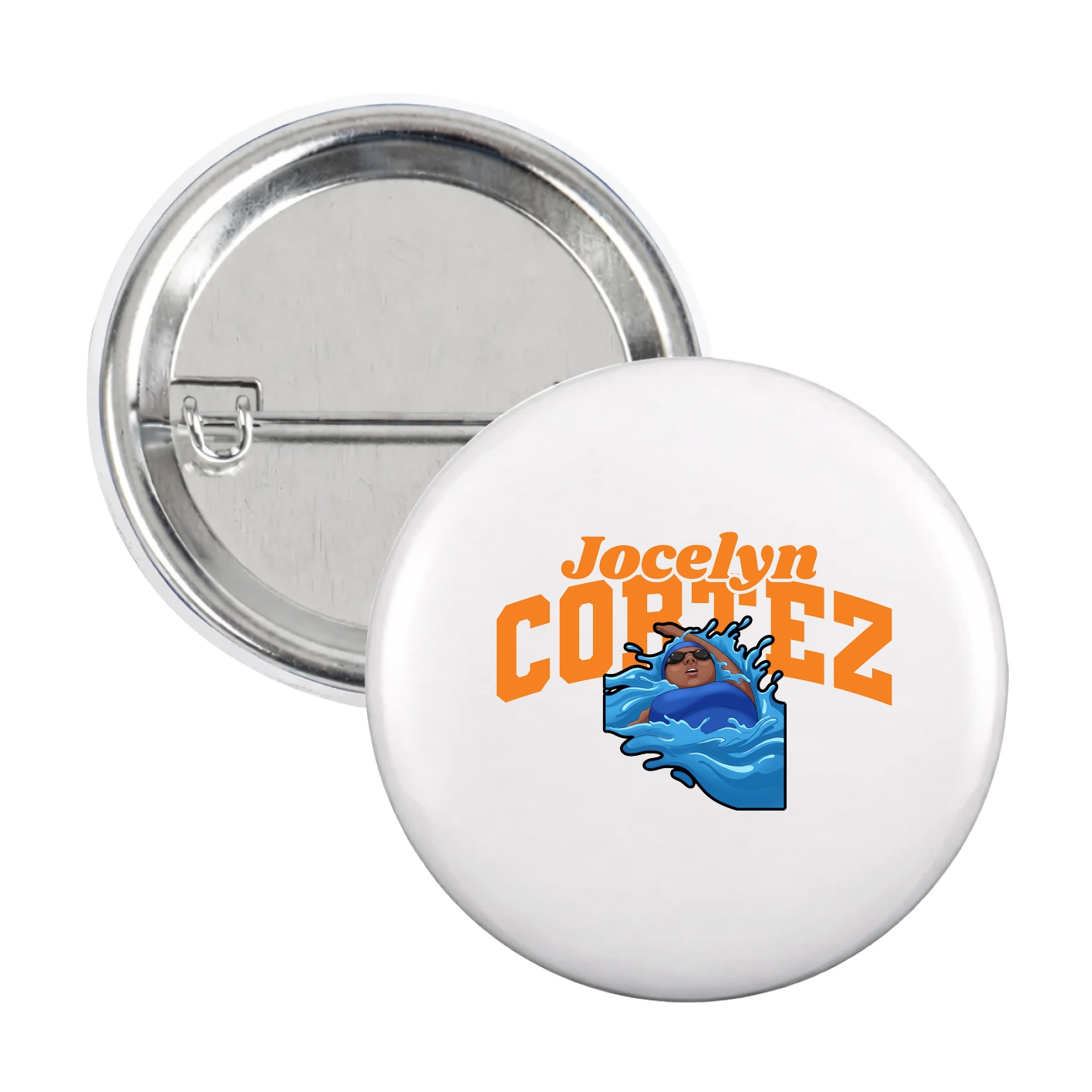 Game Day Button — Signature Arch in White