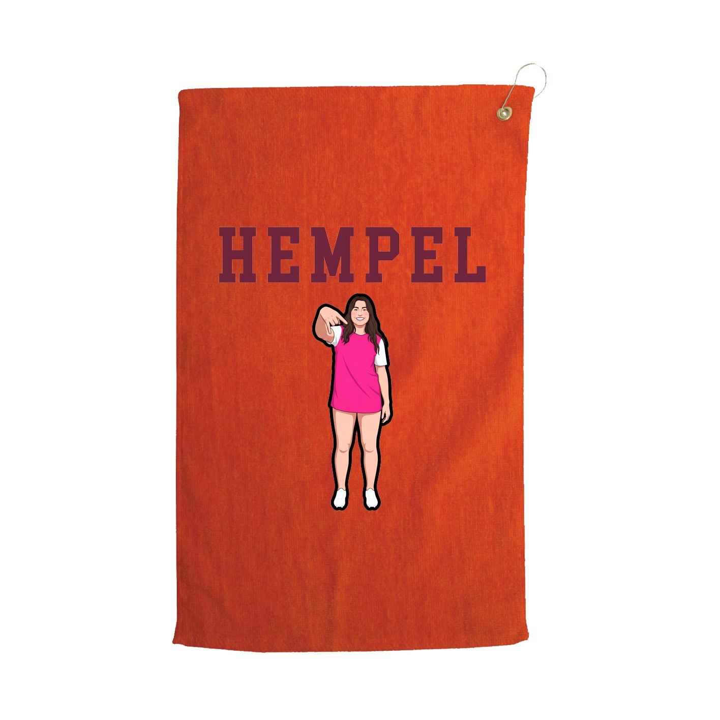 Golf Towel — Shirsey in Orange