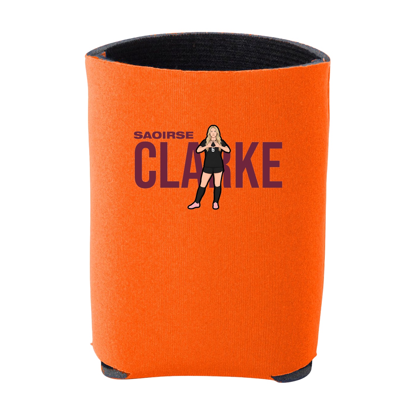 Can Holder — Player Name in Orange