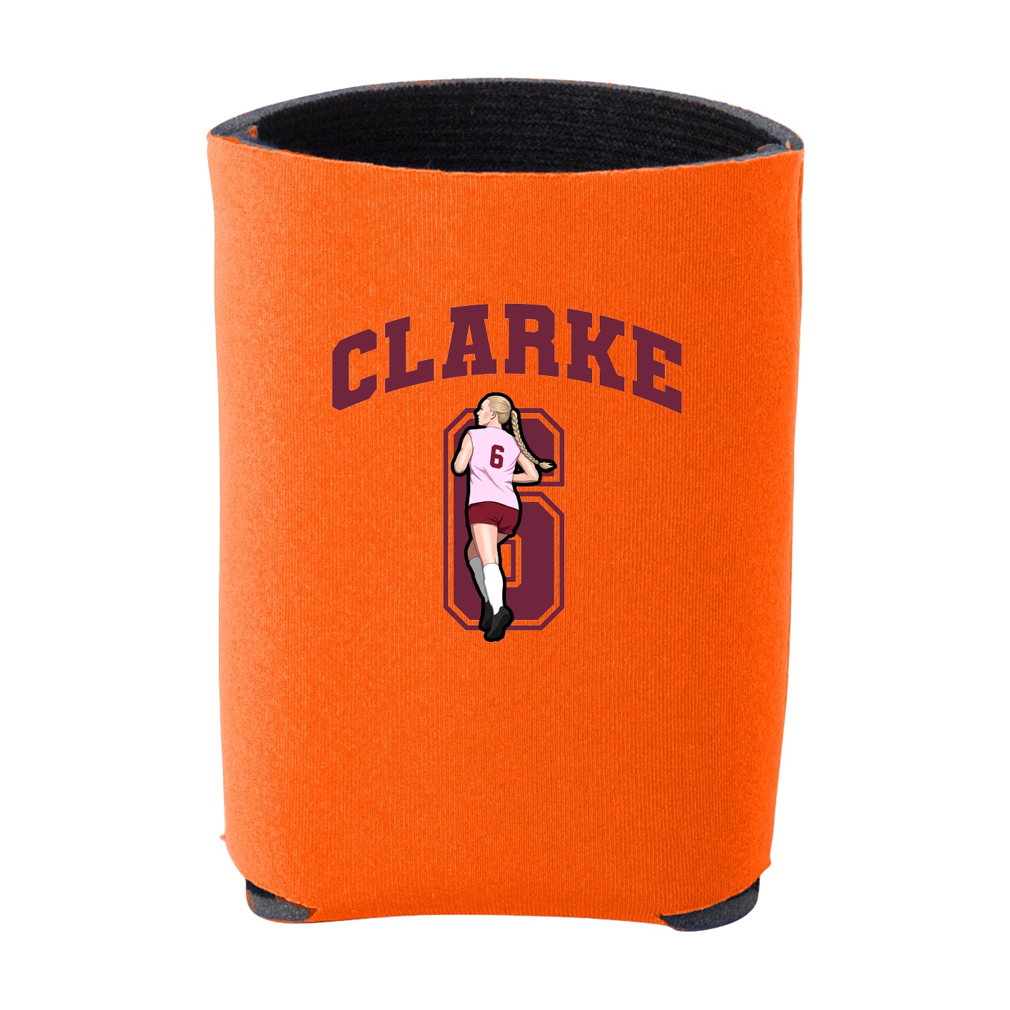 Can Holder — Number in Orange