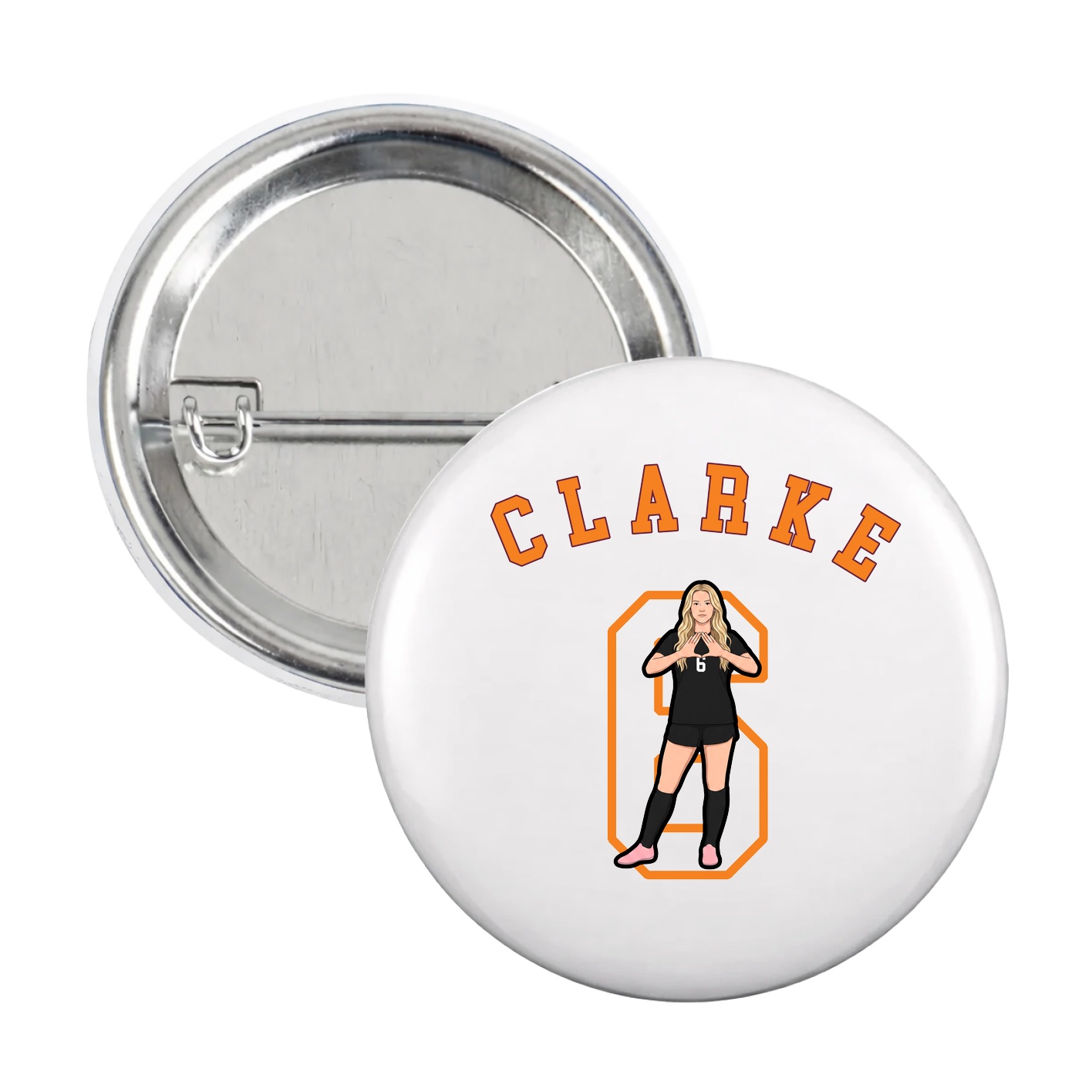 Game Day Button — Shirsey Arch in White