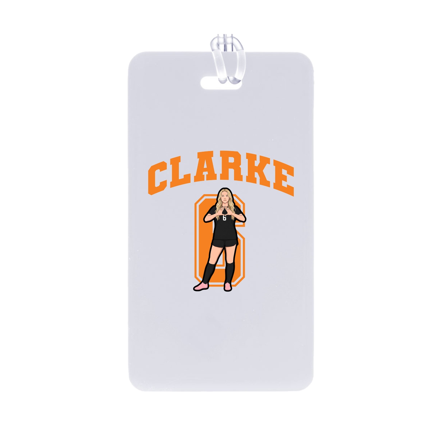 Bag Tag — Number in Classic