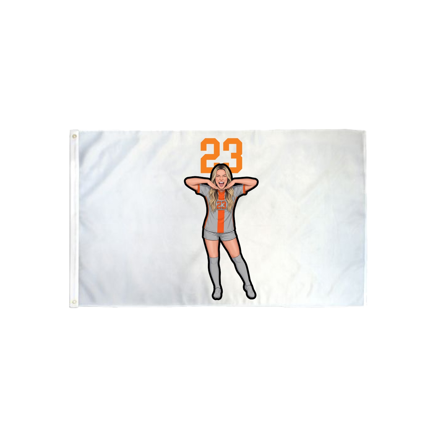 3x5 Flag — Number Top in Classic