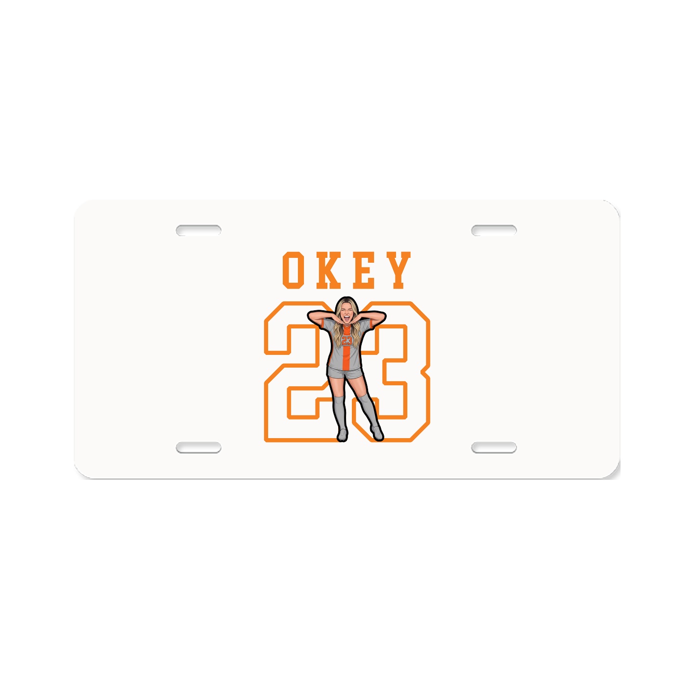 License Plate — Shirsey in Classic