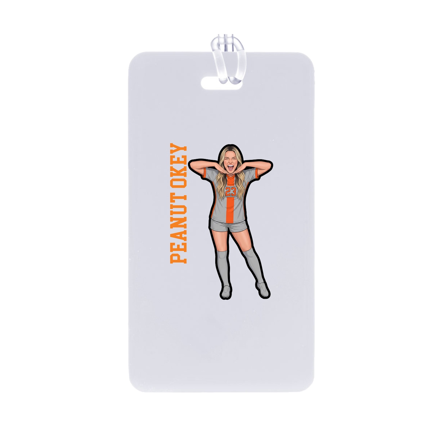 Bag Tag — Name Vertical in Classic