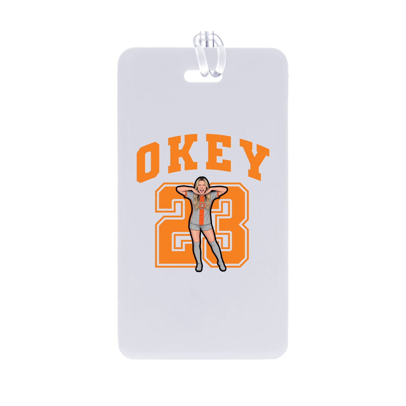 Bag Tag — Number in Classic