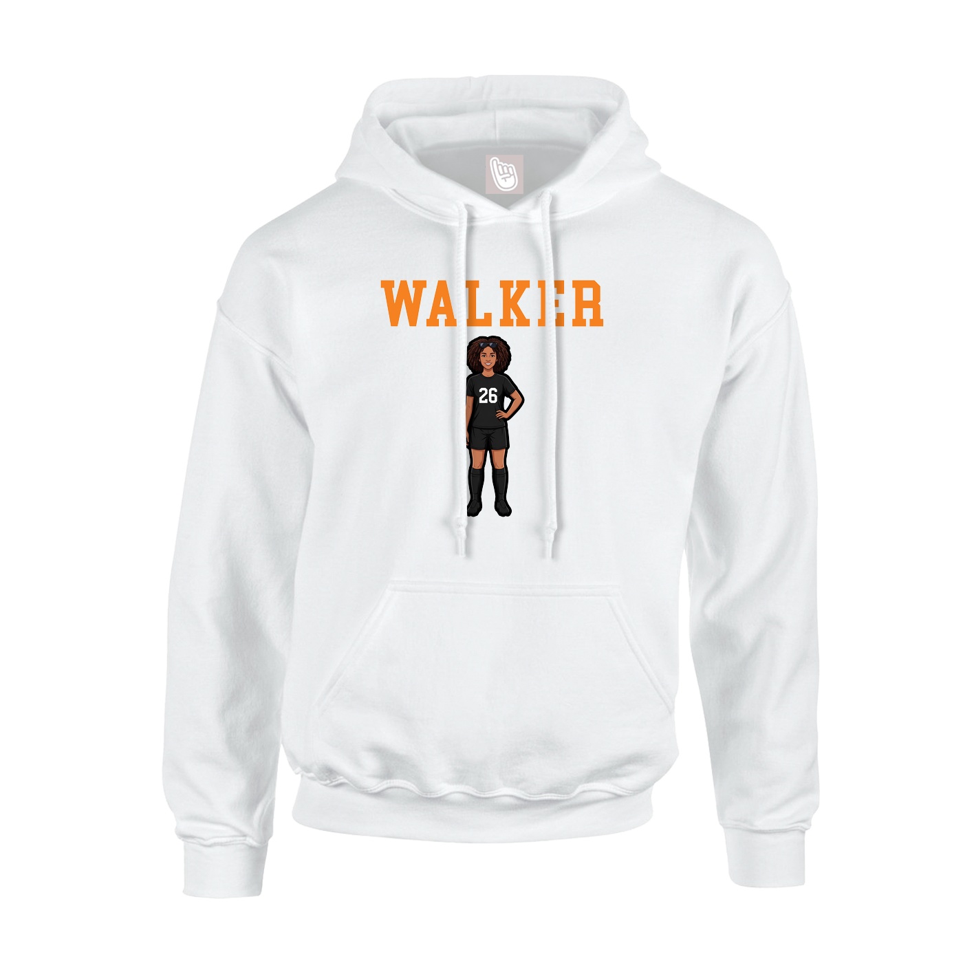 Hoodie — Shirsey in White