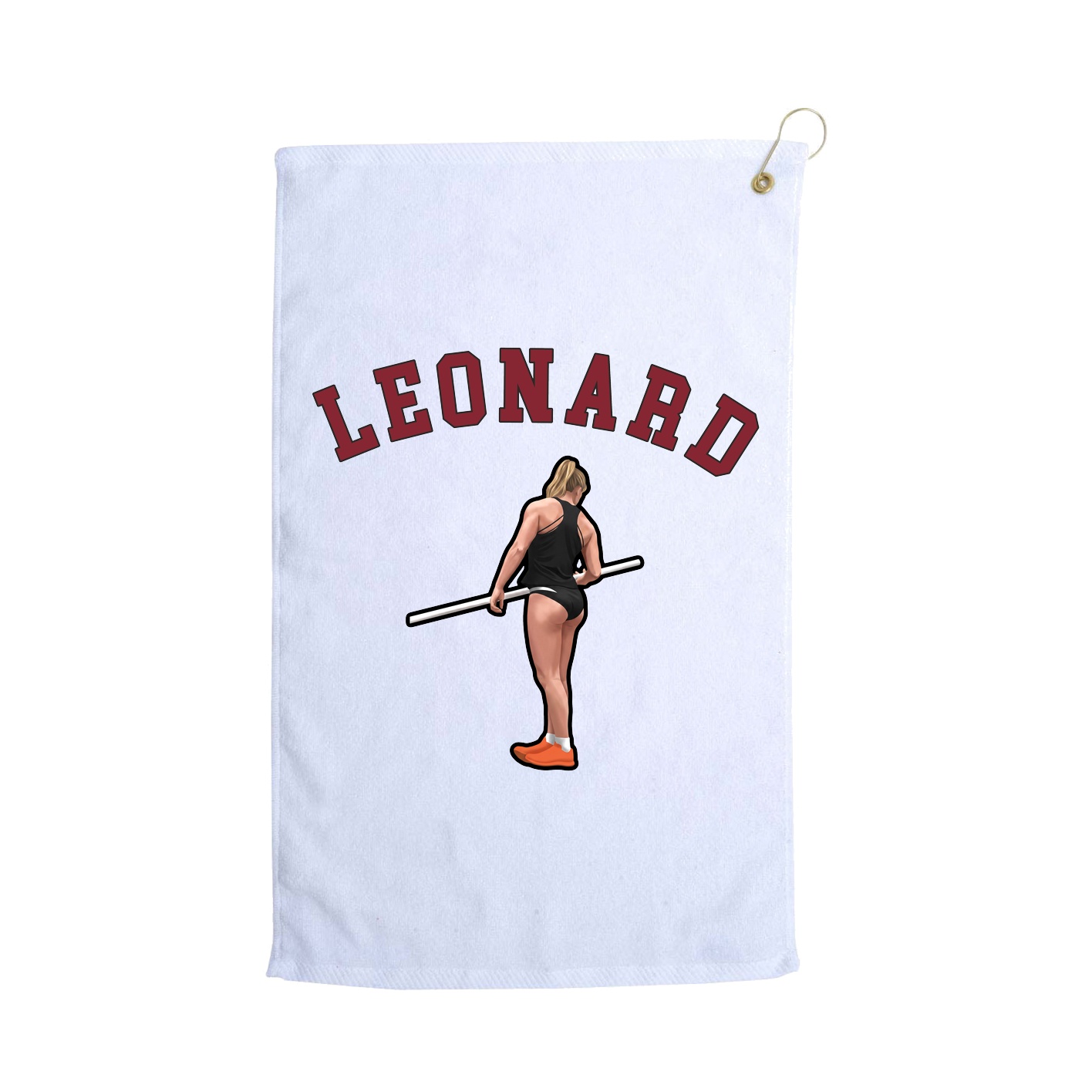 Golf Towel — Shirsey Arch in White