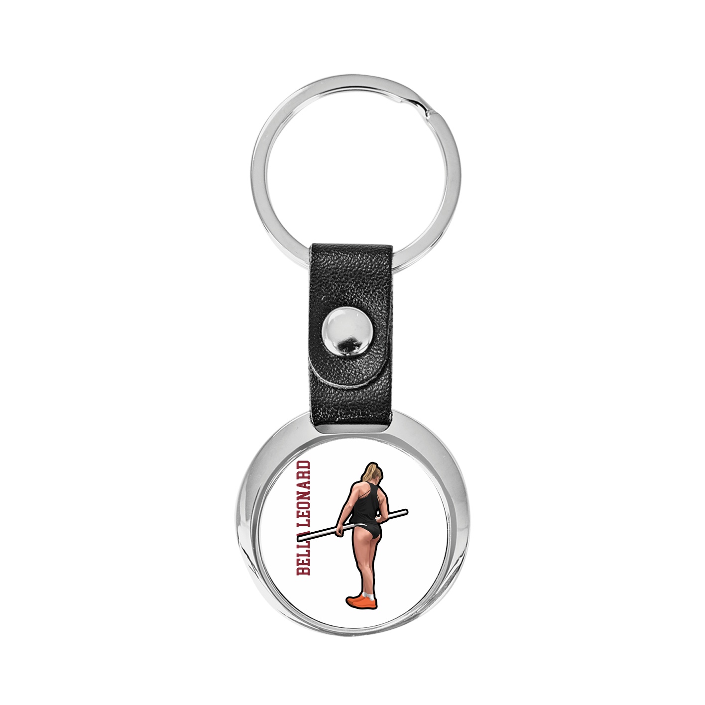 Key Chain — Name Vertical in Classic
