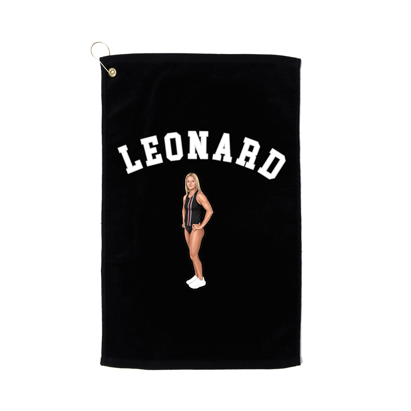 Golf Towel — Shirsey Arch in Black