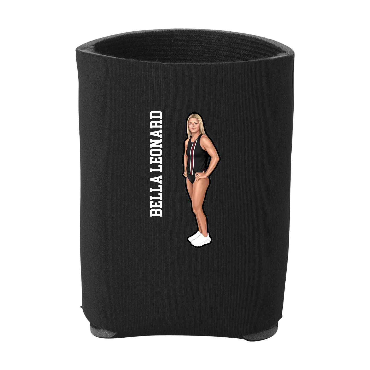 Can Holder — Name Vertical in Black