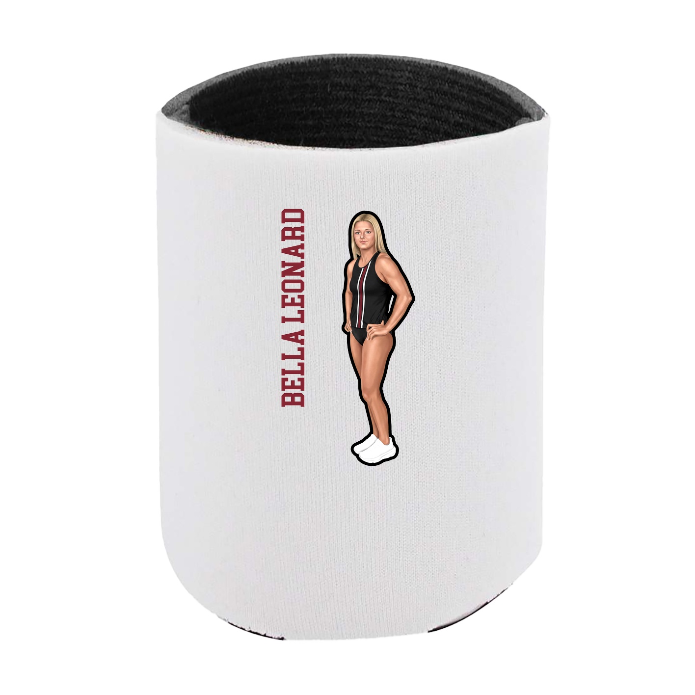 Can Holder — Name Vertical in White