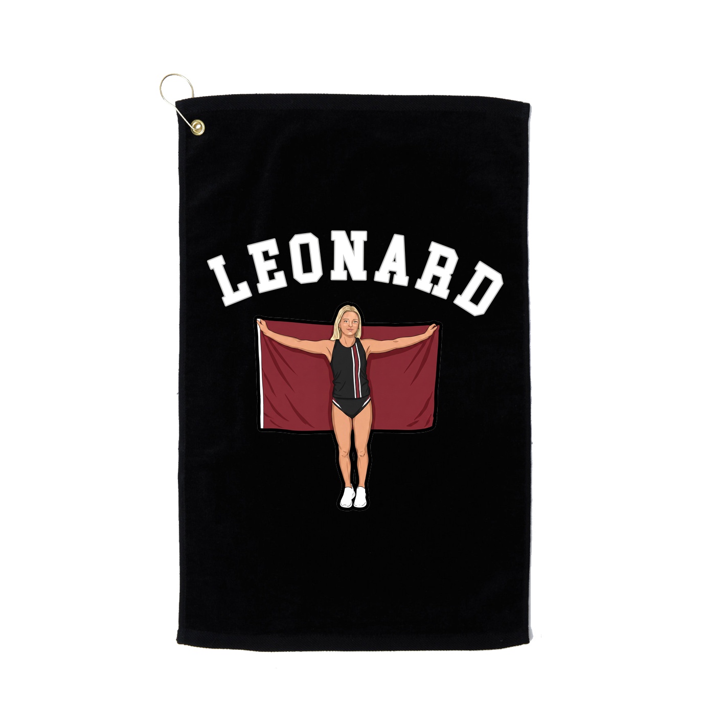 Golf Towel — Shirsey Arch in Black